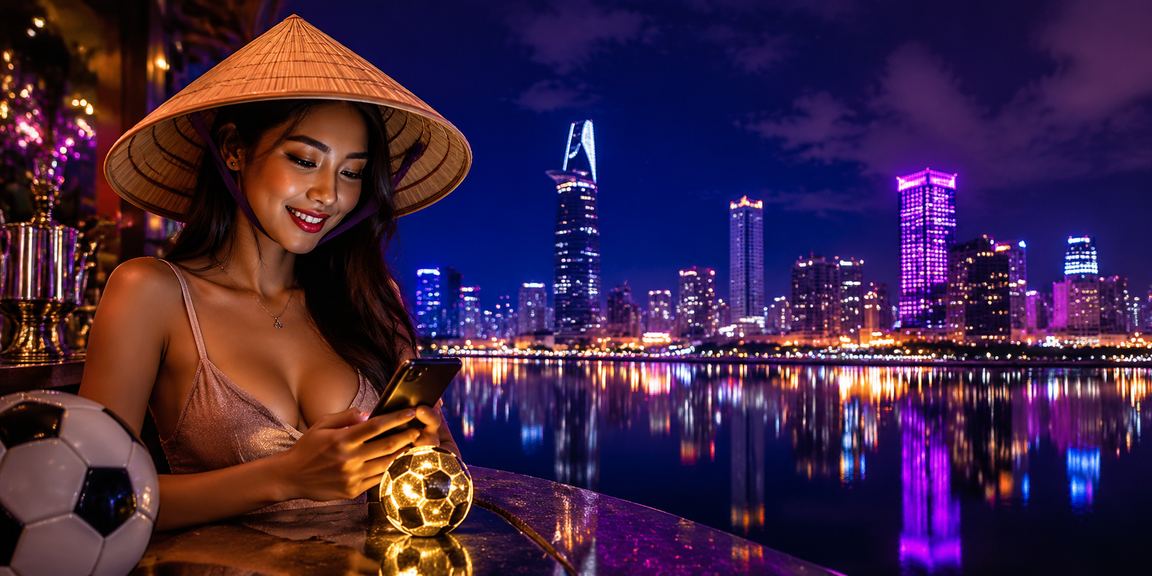 Người hâm mộ bóng đá TP.HCM đội nón lá cổ vũ và đặt cược trực tuyến